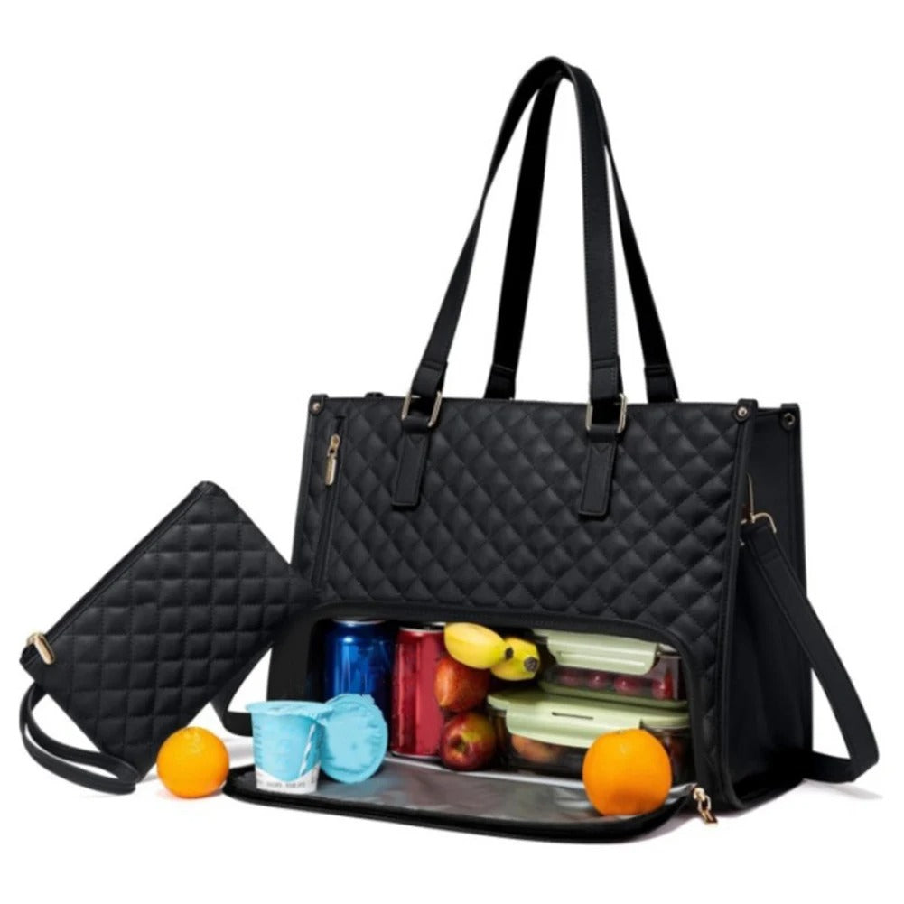 Bolso Cartera 2 en 1 con Compartimento para Lonchera